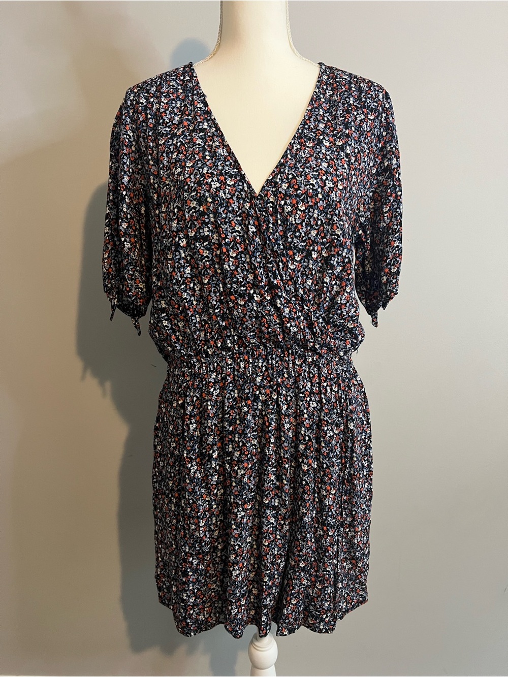 GAP Faux Wrap Mini Dress Women’s Size Large
